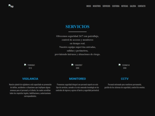 servicios screenshot