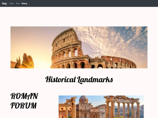 history screenshot