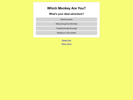 quiz screenshot