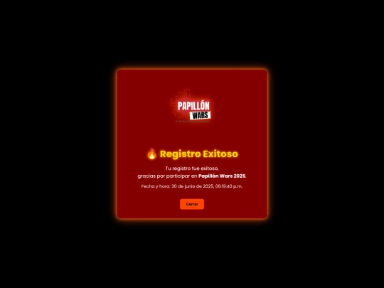 registro screenshot