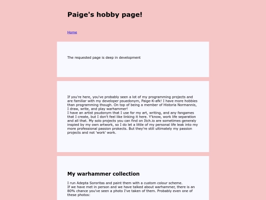 hobbies screenshot