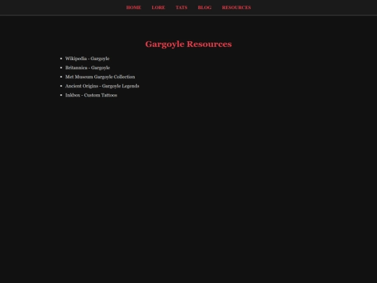 Resources screenshot