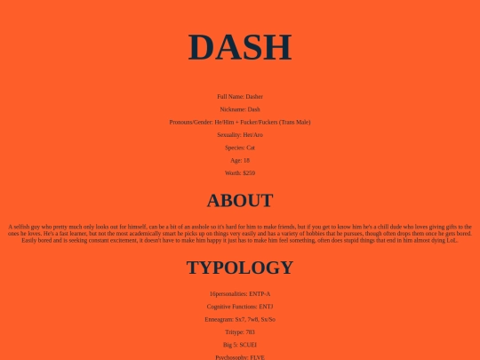 dash screenshot