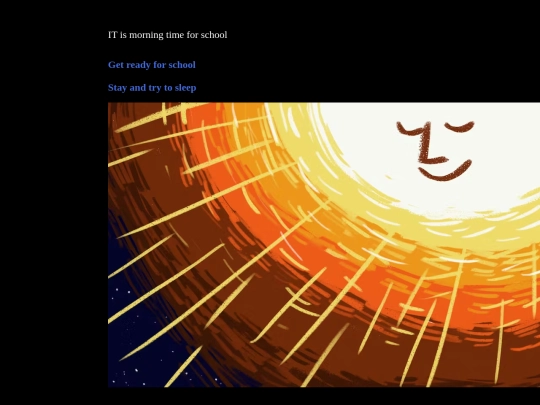 Twine Games/2020-2021 Twine Games/Choice in monday screenshot