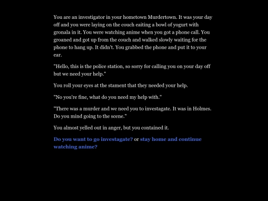 Twine Games/2020-2021 Twine Games/Criminal Investigator  screenshot