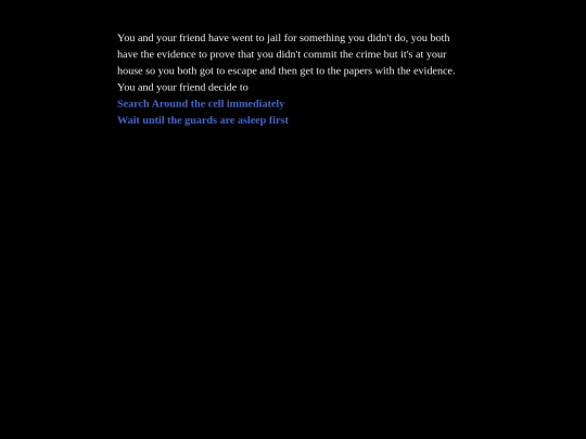 Twine Games/2020-2021 Twine Games/Escaping Jail  (1) screenshot