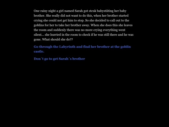 Twine Games/2020-2021 Twine Games/labyrinth game screenshot