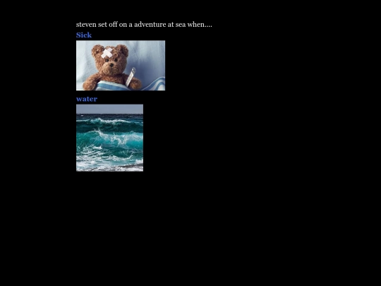 Twine Games/Lost At Sea by Autumn Allen screenshot