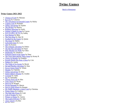 index1(TWINEGAMES) screenshot