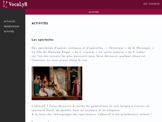 Activités screenshot