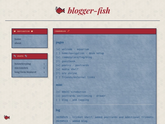 blog screenshot