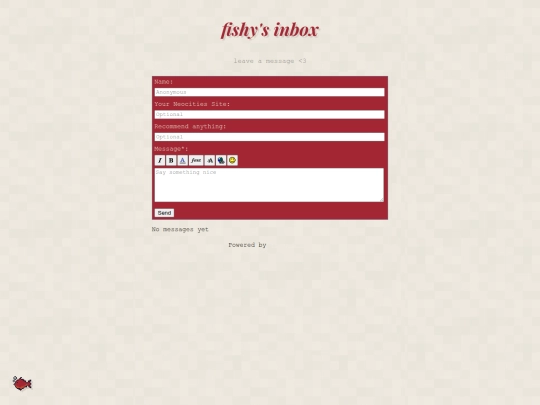 guestbook screenshot