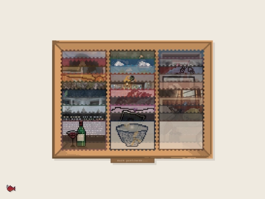 postcards screenshot
