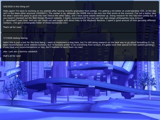 blog screenshot