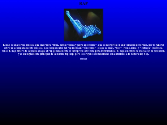 proyecto/rap screenshot