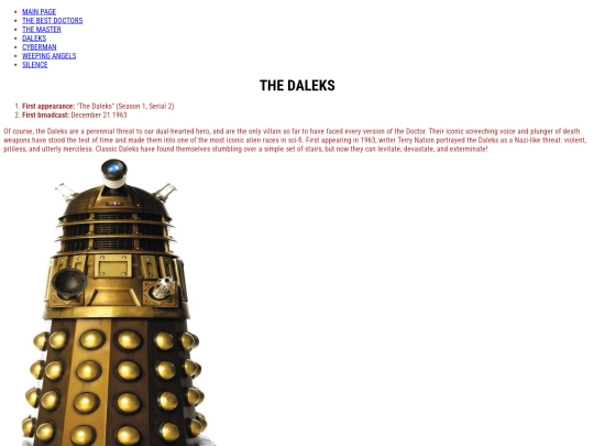 01/DALEKS screenshot