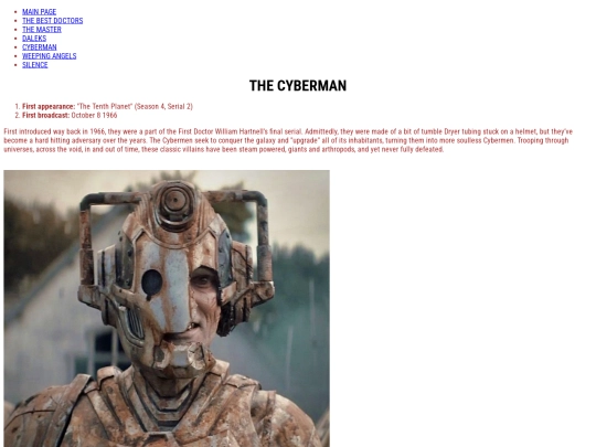 01/cyberman screenshot