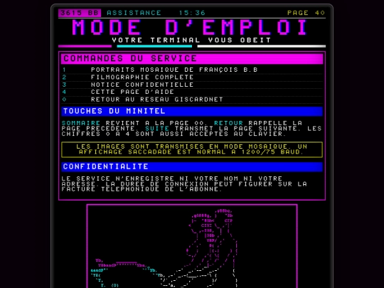 3615bb/aide screenshot