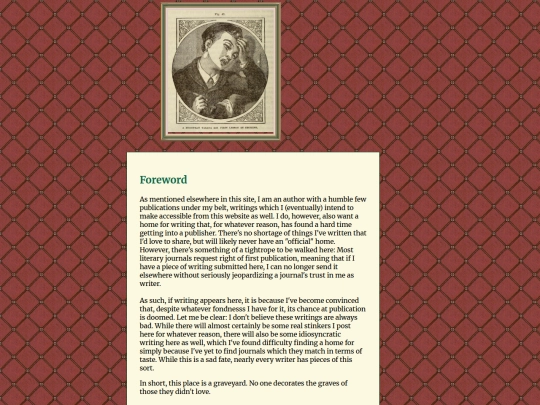 unpublishedwritings screenshot