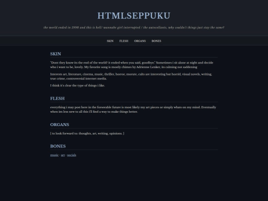 index screenshot