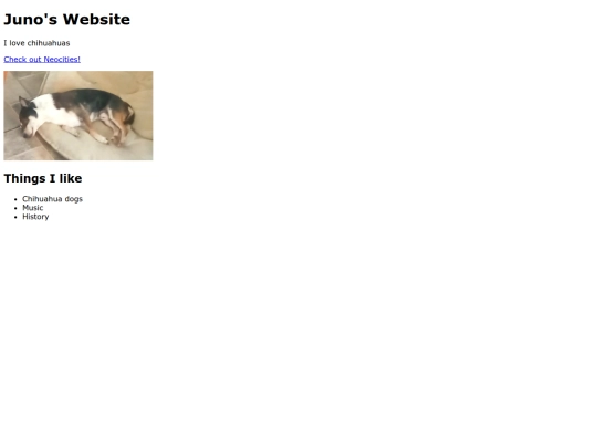index screenshot
