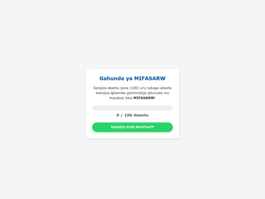GusangizaMIFASARW screenshot