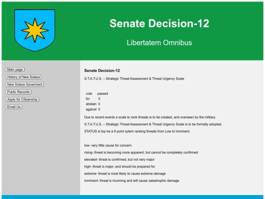 SenateDecision12 screenshot