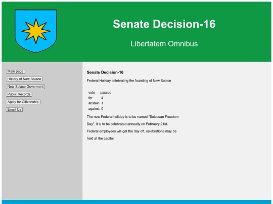 SenateDecision16 screenshot