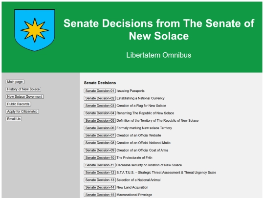 senatedecisions screenshot