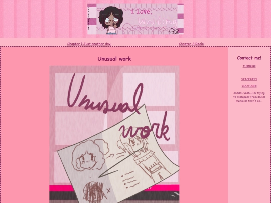 fanfics/unusualwork screenshot