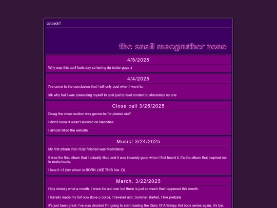 blog screenshot
