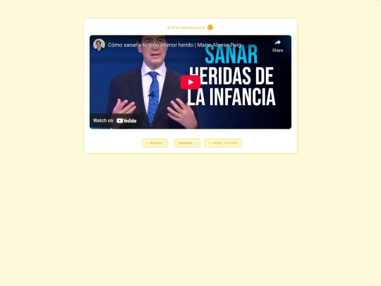 información screenshot
