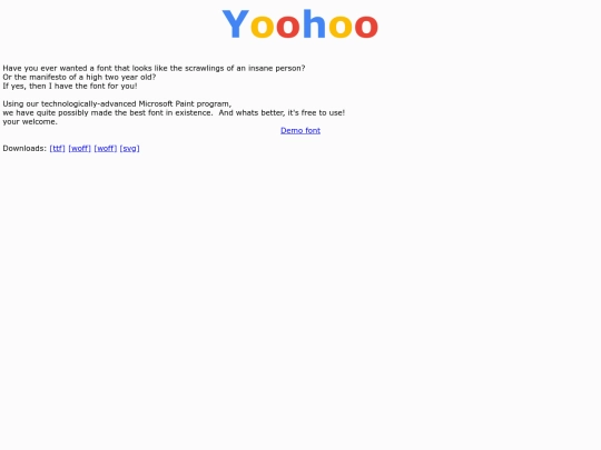 font screenshot