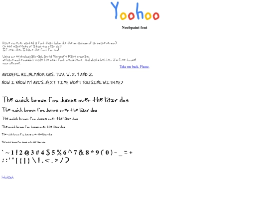 font/preview screenshot