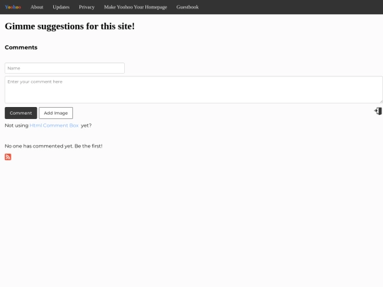 guestbook screenshot