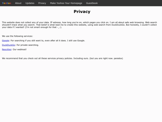 privacy screenshot