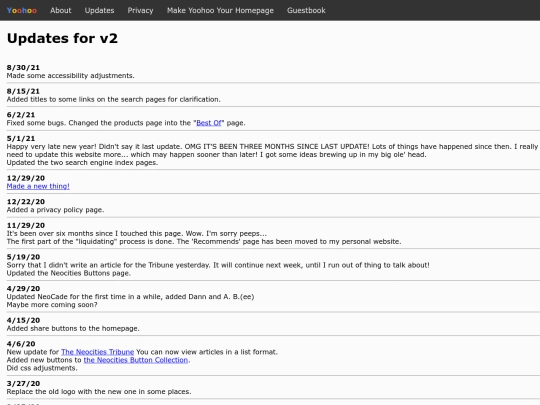 updates2 screenshot