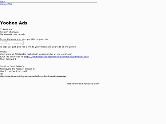 yoohooads screenshot