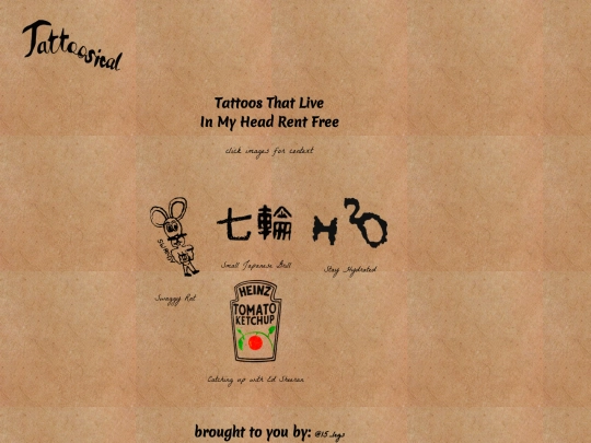 tattoosical screenshot