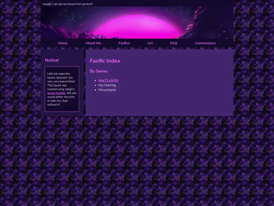 stuff/fanfic_list screenshot