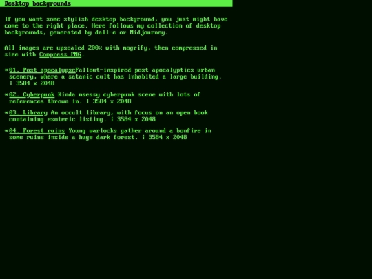 backgrounds screenshot