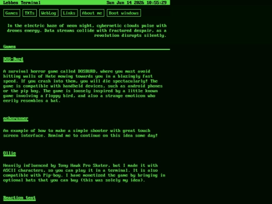 index screenshot