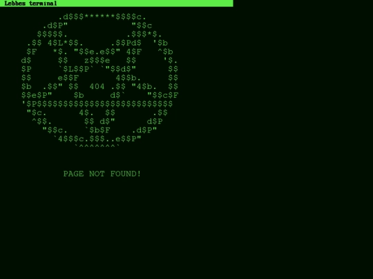 not_found screenshot