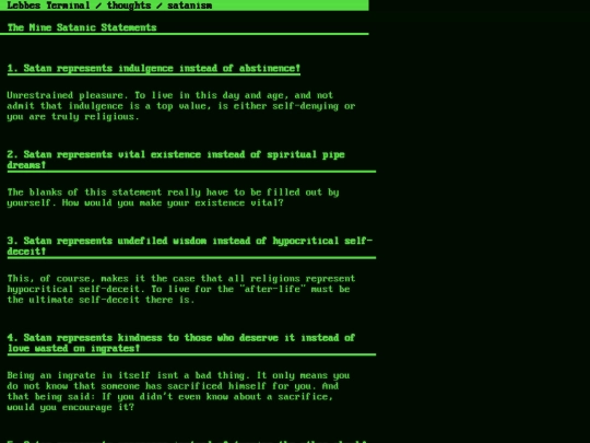 thoughts/satanism screenshot