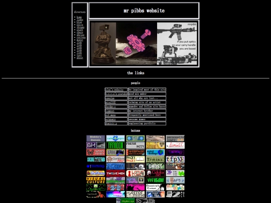 links screenshot