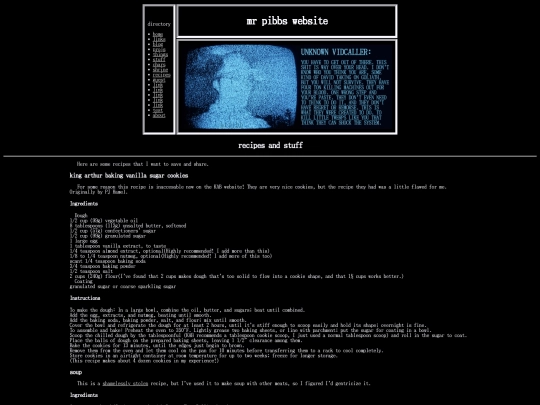 recipes screenshot