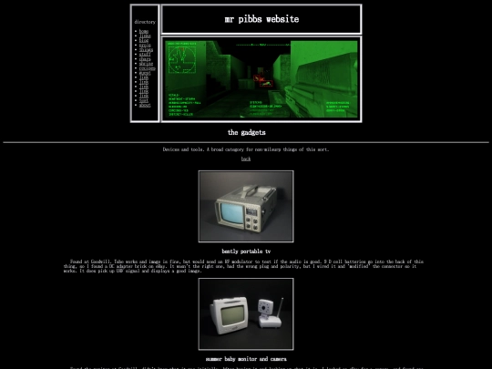 things/gadgets screenshot