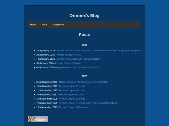 posts screenshot