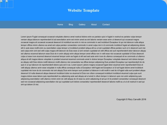 ResponsiveWebsiteTemplate screenshot