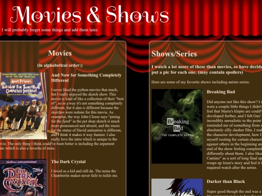 cobwebs/movies/movies screenshot
